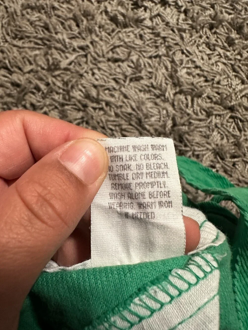 Vtg Baby Bgosh Oshkosh  USA Paper Tag Green Corduroy Overalls Sz 24M